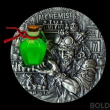 2022 Niue Alchemist 2 oz Silver Antique Coin