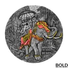 2022 Niue 3 oz Silver Around the World in 80 Days 150th Anniversary Coin