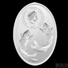 2022 Niue Auspicious Koi 1 oz Silver Proof HR