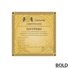 2022 Niue Mythology: Sisyphus 2 oz Silver Antiqued HR