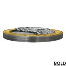 2022 Niue Mythology: Sisyphus 2 oz Silver Antiqued HR