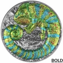 2023 Silver 2 oz Germania Niue Chameleon Color HR Coin