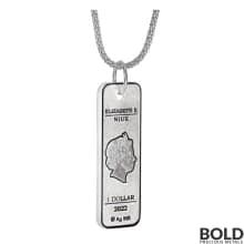 2023 3.8 Grams Niue Little Black Dress Pendant Silver Coin