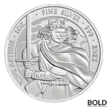 2023 Great Britain Myths & Legends: King Arthur 1 oz Silver BU
