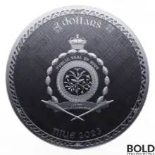 2023 Silver 1 oz Niue Scottish Unicorn BU