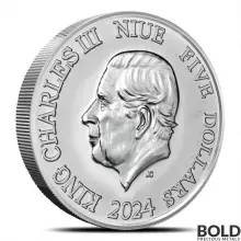 2024 2 oz Niue Hawksbill Sea Turtle Silver Coin (BU)