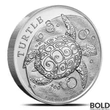 2024 2 oz Niue Hawksbill Sea Turtle Silver Coin (BU)