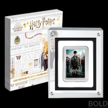2021 Niue Harry Potter Poster Deathly Hallows Pt2 1 oz Silver Proof