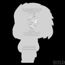 2020 Niue Back To The Future Doc Brown 1 oz Silver Proof