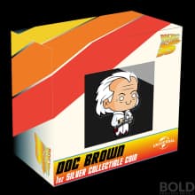 2020 Niue Back To The Future Doc Brown 1 oz Silver Proof