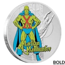2020 Niue Justice League Martian Manhunter 1 oz Silver Proof