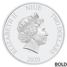 2020 Niue Star Wars Boba Fett 1 oz Silver BU