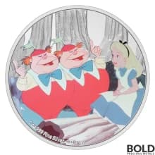 2021 Niue Alice In Wonderland: Tweedledee Tweedledum 1 oz Silver Proof
