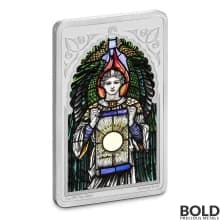 2021 Niue Archangel Uriel 1 oz Silver Proof Colored