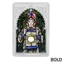 2021 Niue Archangel Uriel 1 oz Silver Proof Colored