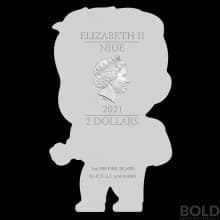 2021 Niue Back To The Future Biff Tannen 1 oz Silver Proof