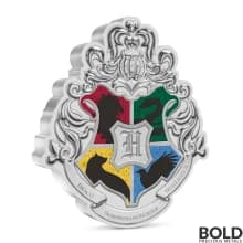 2021 Niue Harry Potter Hogwarts Crest 1 oz Silver Proof