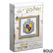 2021 Niue Harry Potter Hufflepuff Crest 1 oz Silver Proof