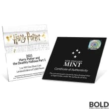 2021 Niue Harry Potter Poster Deathly Hallows 1 1 oz Silver Proof