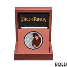 2021 Niue Lord Of The Rings Frodo Baggins 1 oz Silver Proof