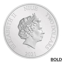 2021 Niue Lord Of The Rings Legolas 1 oz Silver Proof