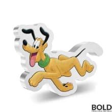 2021 Niue Disney Pluto Shaped 1 oz Silver Proof