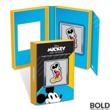 2021 Niue Disney Mickey Mouse Shaped 1 oz Silver Proof