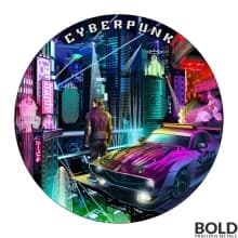 2021 Niue Punk Universe CYBERPUNK 2 oz Silver UV Antiqued