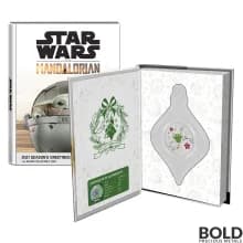 2021 Niue Star Wars Mandalorian Christmas 1 oz Silver Proof