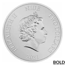 2021 Niue Star Wars Millennium Falcon 1 oz Silver BU