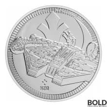 2021 Niue Star Wars Millennium Falcon 1 oz Silver BU