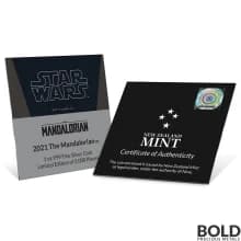 2021 Niue Mandalorian Classic: Mando 1 oz Silver Proof