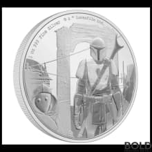 2021 Niue Mandalorian Classic: Mando 1 oz Silver Proof