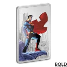 2021 Niue Superman Man of Steel 1 oz Silver Proof Colored