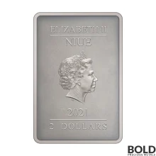 2021 Niue Superman Man of Steel 1 oz Silver Proof Colored