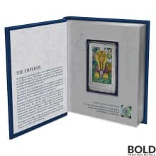 2021 Niue Tarot Cards - The Emperor 1 oz Silver Proof Colored