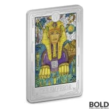 2021 Niue Tarot Cards - The Emperor 1 oz Silver Proof Colored