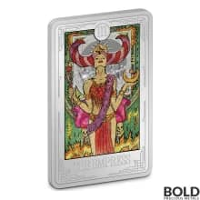 2021 Niue Tarot Cards - The Empress 1 oz Silver Proof Colored