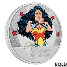 2021 Niue Wonder Woman 80th Anniversary 1 oz Silver Proof
