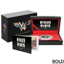2021 Niue Wonder Woman 80th Anniversary 1 oz Silver Proof