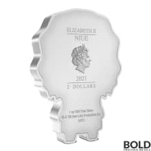 2021 Niue Chibi Collection LOTR Aragorn 1 oz Silver Proof