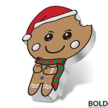 2021 Niue Chibi Gingerbread Christmas 1 oz Silver Proof