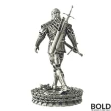 2021 50$ White Wolf - The Witcher Book Series 1 Kilo Silver Statue