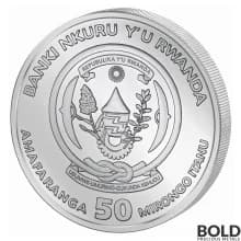 2020 Rwanda Nautical Ounce Mayflower 1 oz Silver BU