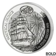 2021 Rwanda Nautical Ounce Sedov 1 oz Silver Proof
