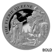 2022 St Helena: Faerie Queene 1 oz Silver Proof