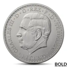 2023 1 oz St. Helena Una and the Lion Silver Coin (BU)