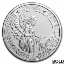 2021 St Helena Napoleon Angel 1 oz Silver BU