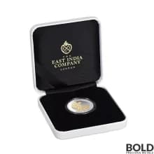 2021 St Helena Napoleon Angel 1 oz Silver Gilded Proof