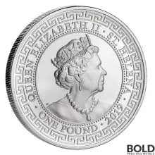 2019 Silver St. Helena Chinese Trade Dollar - 1 oz